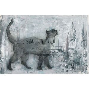Parvez Taj Cat Prance' Painting Print on Wrapped Canvas Multi 24 x 16 Parvez Taj Cat Prance' Painting Print on Wrapped Canvas Multi 24 x 16