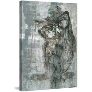 Parvez Taj Owl Glasses' Painting Print on Wrapped Canvas Multi 12 x 18 Parvez Taj Owl Glasses' Painting Print on Wrapped Canvas Multi 12 x 18