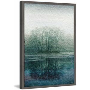 Parvez Taj 'Apple Lake' Framed Painting Print Multi 16 x 24 Parvez Taj 'Apple Lake' Framed Painting Print Multi 16 x 24