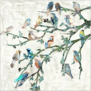 Fine Art canvas Bird Wings of Spring I by Dixon Design Group Wrapped Canvas Painting Art Print - 24x24 24x24 Fine Art canvas Bird Wings of Spring I by Dixon Design Group Wrapped Canvas Painting Art Print - 24x24 24x24