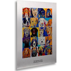 Trademark Fine Art Pat Saunders-White 'Colorful Attitudes Poster' Floating Brushed Aluminum Art 1.0 In. X 16.0 In. X 22.0 In. Trademark Fine Art Pat Saunders-White 'Colorful Attitudes Poster' Floating Brushed Aluminum Art 1.0 In. X 16.0 In. X 22.0 In.