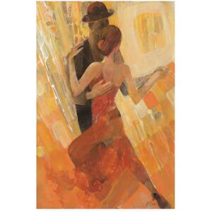 Trademark Fine Art Albena Hristova 'Tango Dancers' Canvas Art 30x47 Trademark Fine Art Albena Hristova 'Tango Dancers' Canvas Art 30x47