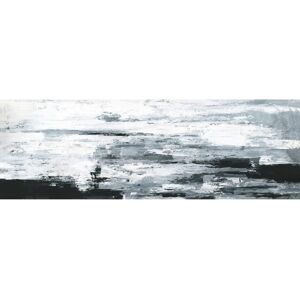 Parvez Taj 'Black and White Smudges IV' Painting Print on Wrapped Canvas Multi 30 x 10 Parvez Taj 'Black and White Smudges IV' Painting Print on Wrapped Canvas Multi 30 x 10