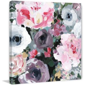 Parvez Taj 'Exquisite Flowers' Painting Print on Wrapped Canvas Multi 12 x 12 Parvez Taj 'Exquisite Flowers' Painting Print on Wrapped Canvas Multi 12 x 12