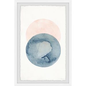 Parvez Taj 'Almost Lunar' Framed Painting Print - Multi-color White 16 x 24 Parvez Taj 'Almost Lunar' Framed Painting Print - Multi-color White 16 x 24