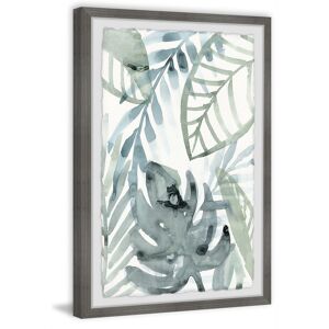 Parvez Taj 'Palms Lines' Framed Painting Print - Multi-color Grey 20 x 30 Parvez Taj 'Palms Lines' Framed Painting Print - Multi-color Grey 20 x 30