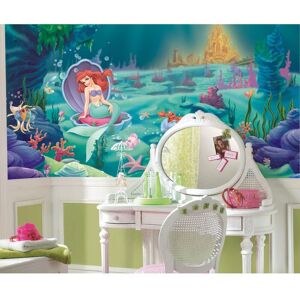 Roommates The Little Mermaid Chair Rail Prepasted Wall Art Mural (6' x 10.5') Multi Large Roommates The Little Mermaid Chair Rail Prepasted Wall Art Mural (6' x 10.5') Multi Large