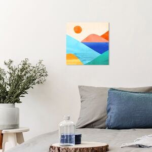 Wynwood Studio Prints Nature and Landscape Bright Hill Tops Blue and Celeste Modern & Contemporary Wall Art Canvas Print Blue 12 x 12 Wynwood Studio Prints Nature and Landscape Bright Hill Tops Blue and Celeste Modern & Contemporary Wall Art Canvas Print Blue 12 x 12