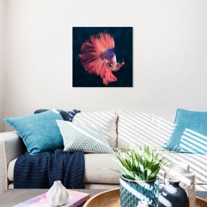 Wynwood Studio Canvas Animals Dressed in coral Orange and Modern & Contemporary Wall Art Canvas Print Orange 20 x 20 Wynwood Studio Canvas Animals Dressed in coral Orange and Modern & Contemporary Wall Art Canvas Print Orange 20 x 20