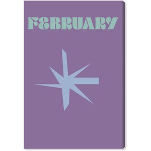 Wynwood Studio Canvas Typography and Quotes February Simple Nature Purple Modern & Contemporary Wall Art Canvas Print Purple 36 x 24 Wynwood Studio Canvas Typography and Quotes February Simple Nature Purple Modern & Contemporary Wall Art Canvas Print Purple 36 x 24