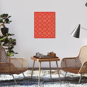Wynwood Studio Canvas Holiday and Seasonal Snowflakes Pattern Red Glam Wall Art Canvas Print Red 16 x 20 Wynwood Studio Canvas Holiday and Seasonal Snowflakes Pattern Red Glam Wall Art Canvas Print Red 16 x 20