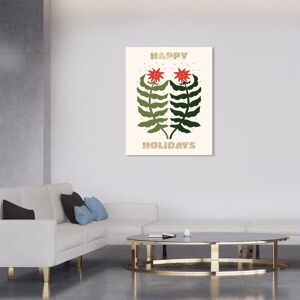 Wynwood Studio Canvas Holiday and Seasonal Happy Glitter Leaning Trees Gold Modern & Contemporary Wall Art Canvas Print Gold 30 x 36 Wynwood Studio Canvas Holiday and Seasonal Happy Glitter Leaning Trees Gold Modern & Contemporary Wall Art Canvas Print Gold 30 x 36