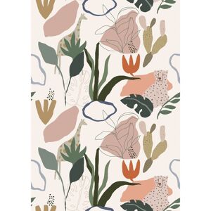 Galerie Wallcoverings Day Dreamers Collection Safari 78.7-Inches Wide x 9.3-Feet High 4-Panel Wall Mural Pink 78.7-Inches Wide x 9.3-Feet High Galerie Wallcoverings Day Dreamers Collection Safari 78.7-Inches Wide x 9.3-Feet High 4-Panel Wall Mural Pink 78.7-Inches Wide x 9.3-Feet High