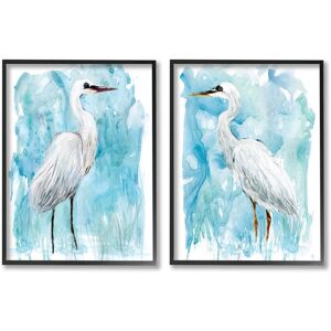 Stupell Nautical Crane Pair White Beach Birds Blue Sky 2pc Multi Piece Framed Wall Art Set Black 11 x 14 Stupell Nautical Crane Pair White Beach Birds Blue Sky 2pc Multi Piece Framed Wall Art Set Black 11 x 14