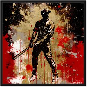 Baseball Player Splatter Inspirational Sport Poster Canvas Wall Art by Notoriart Gold 40 Baseball Player Splatter Inspirational Sport Poster Canvas Wall Art by Notoriart Gold 40