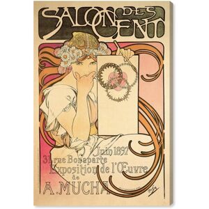 Poster Salon des Cents Canvas Nouveau Art Prints by Art Remedy, Gallery Wrapped Red 24 Poster Salon des Cents Canvas Nouveau Art Prints by Art Remedy, Gallery Wrapped Red 24
