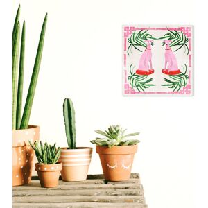 Wynwood Studio Canvas Animals Pink Hound Dogs Pink and Modern & Contemporary Wall Art Canvas Print Pink 12 x 12 Wynwood Studio Canvas Animals Pink Hound Dogs Pink and Modern & Contemporary Wall Art Canvas Print Pink 12 x 12