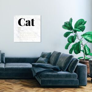 Wynwood Studio Canvas Animals Cat Definition Black and Glam Wall Art Canvas Print Black 30 x 30 Wynwood Studio Canvas Animals Cat Definition Black and Glam Wall Art Canvas Print Black 30 x 30