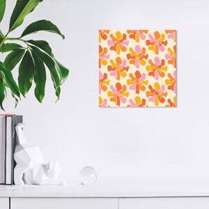 Wynwood Studio Canvas Abstract Flower Creative Pattern Orange and Pastel Pink Modern & Contemporary Wall Art Canvas Print Orange 12 x 12 Wynwood Studio Canvas Abstract Flower Creative Pattern Orange and Pastel Pink Modern & Contemporary Wall Art Canvas Print Orange 12 x 12