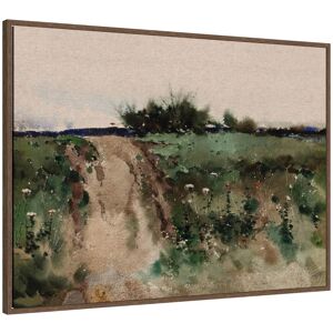 Kate and Laurel Landscape Sketch by De Lancey Gill by The Smithsonian American Art Museum Framed Canvas Wall Art Print Brown 38x28 Kate and Laurel Landscape Sketch by De Lancey Gill by The Smithsonian American Art Museum Framed Canvas Wall Art Print Brown 38x28