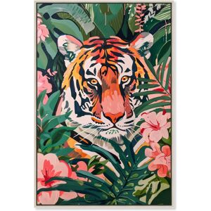 Tiger Hidden In Tropics Tropical Jungle Animals Canvas Wall Art by Art Remedy Orange 24 Tiger Hidden In Tropics Tropical Jungle Animals Canvas Wall Art by Art Remedy Orange 24