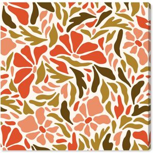 Wynwood Studio Canvas Abstract Florece Pattern Orange and Modern & Contemporary Wall Art Canvas Print Orange 30 x 30 Wynwood Studio Canvas Abstract Florece Pattern Orange and Modern & Contemporary Wall Art Canvas Print Orange 30 x 30