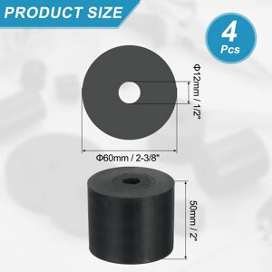 Unique Thickness Rubber Bushings Grommets Spacers for Home Cars Boat - Black 0.47 x 2.4 x 2inch Unique Thickness Rubber Bushings Grommets Spacers for Home Cars Boat - Black 0.47 x 2.4 x 2inch
