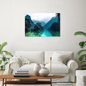 Wynwood Studio Canvas Nature and Landscape Fresh River View Green and Modern & Contemporary Wall Art Canvas Print Green 20 x 30 Wynwood Studio Canvas Nature and Landscape Fresh River View Green and Modern & Contemporary Wall Art Canvas Print Green 20 x 30