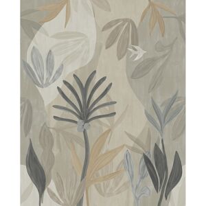 York Wallcoverings Chambord Gardens Graphite and Carbon Wall Mural Grey 134.4 In. L X 108.0 In. W X 0.03 In. D York Wallcoverings Chambord Gardens Graphite and Carbon Wall Mural Grey 134.4 In. L X 108.0 In. W X 0.03 In. D
