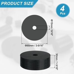 Unique Thickness Rubber Bushings Grommets Spacers for Home Cars Boat - Black 0.59 x 3.5 x 1.2inch Unique Thickness Rubber Bushings Grommets Spacers for Home Cars Boat - Black 0.59 x 3.5 x 1.2inch
