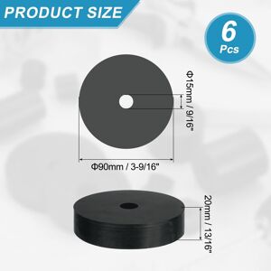Unique Thickness Rubber Bushings Grommets Spacers for Home Cars Boat Accessories - Black 0.59 x 3.5 x 0.8inch Unique Thickness Rubber Bushings Grommets Spacers for Home Cars Boat Accessories - Black 0.59 x 3.5 x 0.8inch