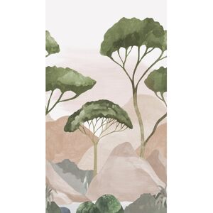 Galerie Wallcoverings Orom II Collection Tree Landscape 62.5-inches wide x 9.18-feet high 3-panel Wall Mural Green 62.5-inches wide x 9.18-feet high Galerie Wallcoverings Orom II Collection Tree Landscape 62.5-inches wide x 9.18-feet high 3-panel Wall Mural Green 62.5-inches wide x 9.18-feet high