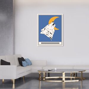 Wynwood Studio Canvas Animals Warning Owooo Blue Modern & Contemporary Wall Art Canvas Print Blue 30 x 36 Wynwood Studio Canvas Animals Warning Owooo Blue Modern & Contemporary Wall Art Canvas Print Blue 30 x 36