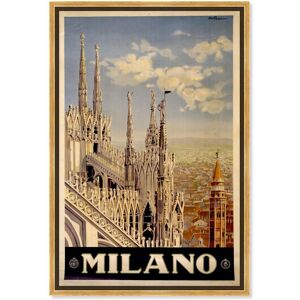 Milano Vintage Poster Canvas Nouveau Art Prints by Art Remedy Beige 24 Milano Vintage Poster Canvas Nouveau Art Prints by Art Remedy Beige 24