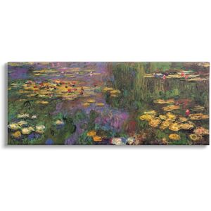 Stupell Pond Lily Nature View Canvas Wall Art by Claude Monet Multi 40 x 17 Stupell Pond Lily Nature View Canvas Wall Art by Claude Monet Multi 40 x 17
