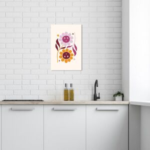 Wynwood Studio Canvas Floral and Botanical You re My Choice Purple and Orange Modern & Contemporary Wall Art Canvas Print Purple 24 x 16 Wynwood Studio Canvas Floral and Botanical You re My Choice Purple and Orange Modern & Contemporary Wall Art Canvas Print Purple 24 x 16