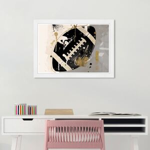 Wynwood Studio Canvas Sports and Teams Tan and Gold Football Black and Modern & Contemporary Wall Art Canvas Print Black Small Wynwood Studio Canvas Sports and Teams Tan and Gold Football Black and Modern & Contemporary Wall Art Canvas Print Black Small