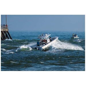 Trademark Fine Art Robert Michaud 'Sport Fishing' Canvas Art Blue 12 x 19 Trademark Fine Art Robert Michaud 'Sport Fishing' Canvas Art Blue 12 x 19