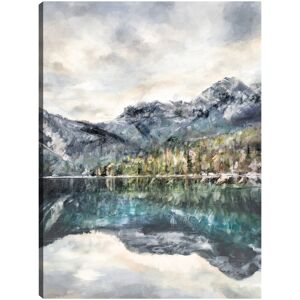 Masterpiece Art Gallery Lake Reflections By Studio Arts Canvas Art Print Multi 27x36 Masterpiece Art Gallery Lake Reflections By Studio Arts Canvas Art Print Multi 27x36
