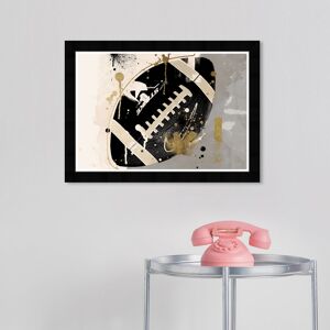 Wynwood Studio Canvas Sports and Teams Tan and Gold Football Black and Modern & Contemporary Wall Art Canvas Print Black Small Wynwood Studio Canvas Sports and Teams Tan and Gold Football Black and Modern & Contemporary Wall Art Canvas Print Black Small