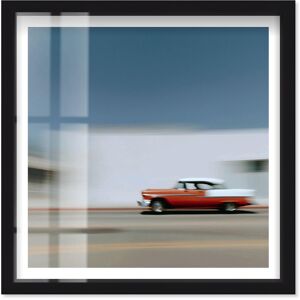 Motion Blur Classic III Cars Art Shadowbox Print by Notoriart Red 40 Motion Blur Classic III Cars Art Shadowbox Print by Notoriart Red 40