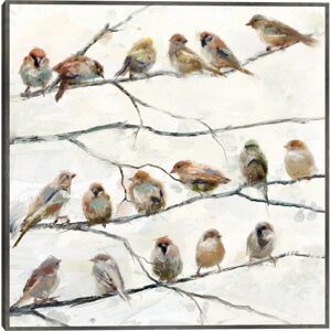 Masterpiece Art Gallery Birds of a Feather by Studio Arts Framed Canvas Art Print Multi 35x35 Masterpiece Art Gallery Birds of a Feather by Studio Arts Framed Canvas Art Print Multi 35x35