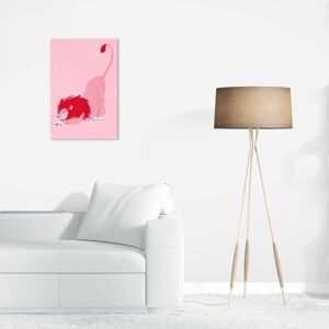 Wynwood Studio Canvas Animals My paw and stars Pink and Modern & Contemporary Wall Art Canvas Print Pink 24 x 16 Wynwood Studio Canvas Animals My paw and stars Pink and Modern & Contemporary Wall Art Canvas Print Pink 24 x 16