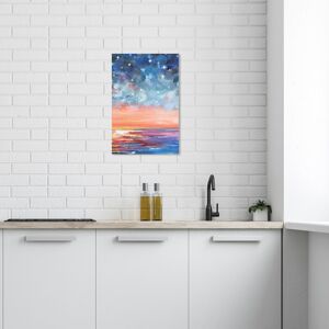 Wynwood Studio Canvas Nature and Landscape Night Stars II Blue and Pastel Orange Modern & Contemporary Wall Art Canvas Print Blue 24 x 16 Wynwood Studio Canvas Nature and Landscape Night Stars II Blue and Pastel Orange Modern & Contemporary Wall Art Canvas Print Blue 24 x 16