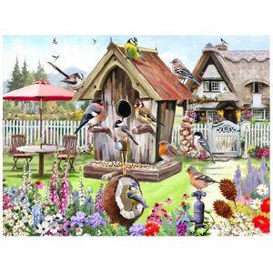 Trademark Fine Art The Macneil Studio 'Birdhouse' Canvas Art White 18 x 24 Trademark Fine Art The Macneil Studio 'Birdhouse' Canvas Art White 18 x 24