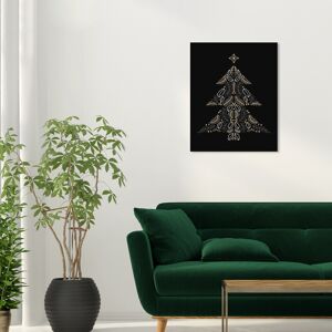 Wynwood Studio Canvas Holiday and Seasonal Pinetree and Glittter Branches Black Modern & Contemporary Wall Art Canvas Print Black 20 x 24 Wynwood Studio Canvas Holiday and Seasonal Pinetree and Glittter Branches Black Modern & Contemporary Wall Art Canvas Print Black 20 x 24