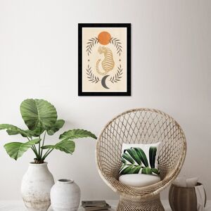 Wynwood Studio Prints Animals Tiger Moon and Sun Brown and Light Brown Modern & Contemporary Wall Art Canvas Print Brown Small Wynwood Studio Prints Animals Tiger Moon and Sun Brown and Light Brown Modern & Contemporary Wall Art Canvas Print Brown Small