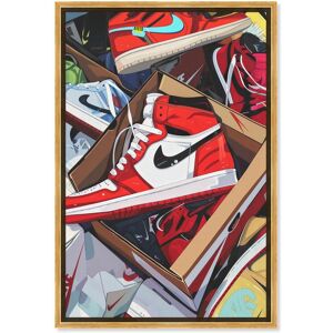 Notori Art Cluster Shoe Collection Canvas Trend Sport Wall Art by Notoriart Black 24 Notori Art Cluster Shoe Collection Canvas Trend Sport Wall Art by Notoriart Black 24