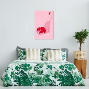 Wynwood Studio Canvas Animals My paw and stars Pink and Modern & Contemporary Wall Art Canvas Print Pink 36 x 24 Wynwood Studio Canvas Animals My paw and stars Pink and Modern & Contemporary Wall Art Canvas Print Pink 36 x 24
