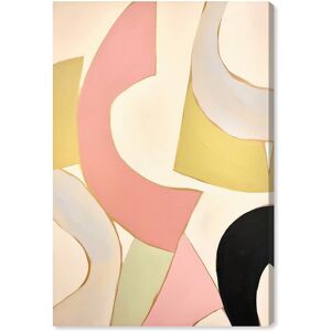 Wynwood Studio Canvas Abstract Shapes are moving around Pink and Modern & Contemporary Wall Art Canvas Print Pink 36 x 24 Wynwood Studio Canvas Abstract Shapes are moving around Pink and Modern & Contemporary Wall Art Canvas Print Pink 36 x 24